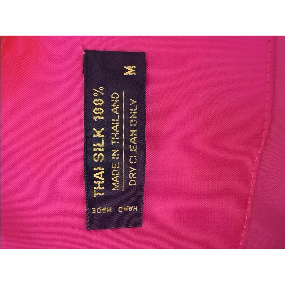 Colorful Patchwork Silk Jacket - image 4